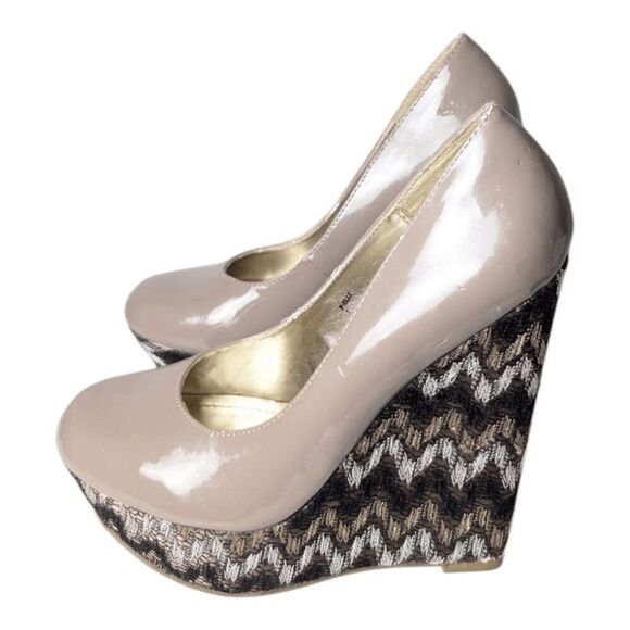 STEVE MADDEN Elli Platform Wedge Size 7 - Picture 2 of 9